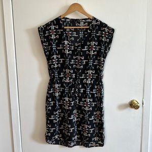 Southwest Patterned Shirt Dress